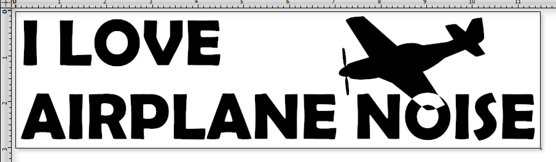 (image for) I love airplane noise